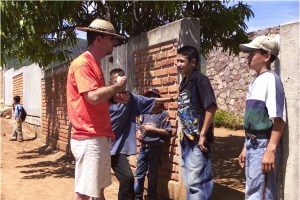 Dr. Peavy at a Clinic in Mexico