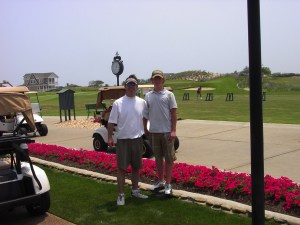 Dr. Peavy and Nick at the Beach, Age 14